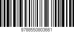 Código de barras (EAN, GTIN, SKU, ISBN): '9788550803661'