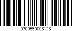 Código de barras (EAN, GTIN, SKU, ISBN): '9788550806136'