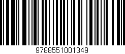 Código de barras (EAN, GTIN, SKU, ISBN): '9788551001349'
