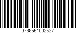 Código de barras (EAN, GTIN, SKU, ISBN): '9788551002537'