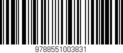 Código de barras (EAN, GTIN, SKU, ISBN): '9788551003831'