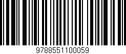 Código de barras (EAN, GTIN, SKU, ISBN): '9788551100059'