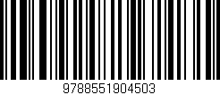 Código de barras (EAN, GTIN, SKU, ISBN): '9788551904503'