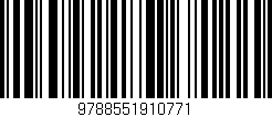 Código de barras (EAN, GTIN, SKU, ISBN): '9788551910771'