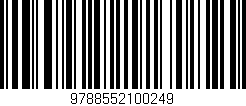 Código de barras (EAN, GTIN, SKU, ISBN): '9788552100249'