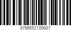 Código de barras (EAN, GTIN, SKU, ISBN): '9788552100607'