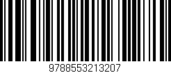 Código de barras (EAN, GTIN, SKU, ISBN): '9788553213207'