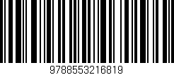 Código de barras (EAN, GTIN, SKU, ISBN): '9788553216819'