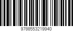 Código de barras (EAN, GTIN, SKU, ISBN): '9788553219940'