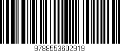 Código de barras (EAN, GTIN, SKU, ISBN): '9788553602919'
