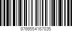 Código de barras (EAN, GTIN, SKU, ISBN): '9788554167035'