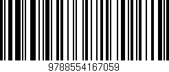Código de barras (EAN, GTIN, SKU, ISBN): '9788554167059'
