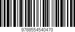 Código de barras (EAN, GTIN, SKU, ISBN): '9788554540470'