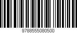 Código de barras (EAN, GTIN, SKU, ISBN): '9788555080500'
