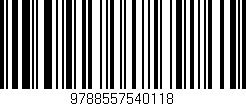Código de barras (EAN, GTIN, SKU, ISBN): '9788557540118'
