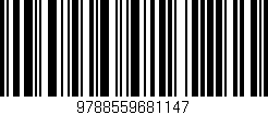 Código de barras (EAN, GTIN, SKU, ISBN): '9788559681147'