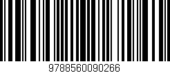 Código de barras (EAN, GTIN, SKU, ISBN): '9788560090266'