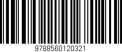 Código de barras (EAN, GTIN, SKU, ISBN): '9788560120321'