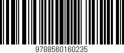 Código de barras (EAN, GTIN, SKU, ISBN): '9788560160235'