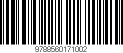 Código de barras (EAN, GTIN, SKU, ISBN): '9788560171002'