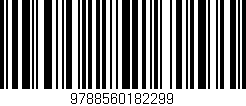Código de barras (EAN, GTIN, SKU, ISBN): '9788560182299'