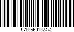 Código de barras (EAN, GTIN, SKU, ISBN): '9788560182442'