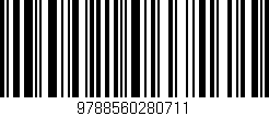 Código de barras (EAN, GTIN, SKU, ISBN): '9788560280711'
