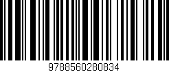 Código de barras (EAN, GTIN, SKU, ISBN): '9788560280834'