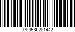 Código de barras (EAN, GTIN, SKU, ISBN): '9788560281442'