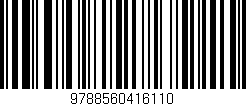 Código de barras (EAN, GTIN, SKU, ISBN): '9788560416110'