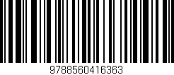 Código de barras (EAN, GTIN, SKU, ISBN): '9788560416363'
