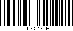 Código de barras (EAN, GTIN, SKU, ISBN): '9788561167059'