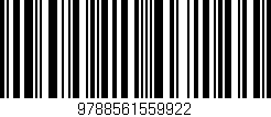 Código de barras (EAN, GTIN, SKU, ISBN): '9788561559922'