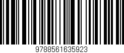 Código de barras (EAN, GTIN, SKU, ISBN): '9788561635923'