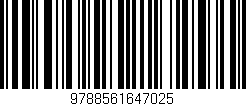 Código de barras (EAN, GTIN, SKU, ISBN): '9788561647025'