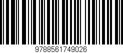 Código de barras (EAN, GTIN, SKU, ISBN): '9788561749026'