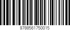 Código de barras (EAN, GTIN, SKU, ISBN): '9788561750015'