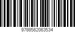 Código de barras (EAN, GTIN, SKU, ISBN): '9788562063534'