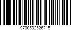 Código de barras (EAN, GTIN, SKU, ISBN): '9788562626715'