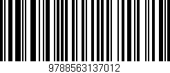 Código de barras (EAN, GTIN, SKU, ISBN): '9788563137012'
