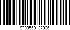 Código de barras (EAN, GTIN, SKU, ISBN): '9788563137036'