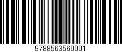 Código de barras (EAN, GTIN, SKU, ISBN): '9788563560001'
