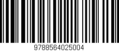 Código de barras (EAN, GTIN, SKU, ISBN): '9788564025004'