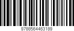 Código de barras (EAN, GTIN, SKU, ISBN): '9788564463189'