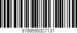 Código de barras (EAN, GTIN, SKU, ISBN): '9788565027137'