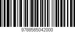 Código de barras (EAN, GTIN, SKU, ISBN): '9788565042000'