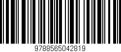 Código de barras (EAN, GTIN, SKU, ISBN): '9788565042819'