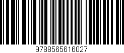 Código de barras (EAN, GTIN, SKU, ISBN): '9788565616027'