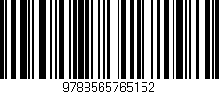 Código de barras (EAN, GTIN, SKU, ISBN): '9788565765152'