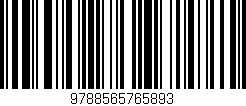 Código de barras (EAN, GTIN, SKU, ISBN): '9788565765893'